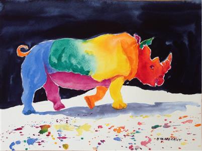 Rainbow Rhinocerous