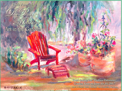 Dupont Mansion Garden Poster